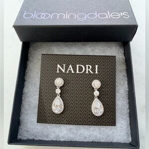 New Nadri Silver Crystal Drop Earrings from Bloomingdale’s